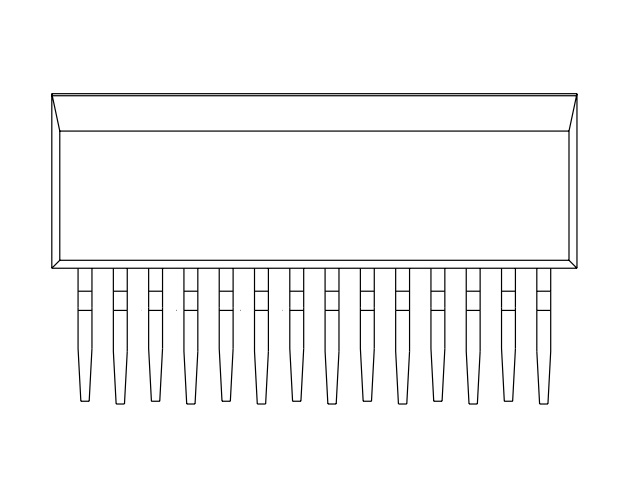 M51132L ZIP-14 AMPLIFIER IC